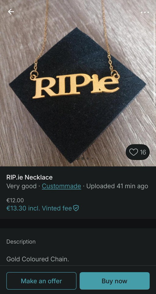 Irish Vinted is unmatched 