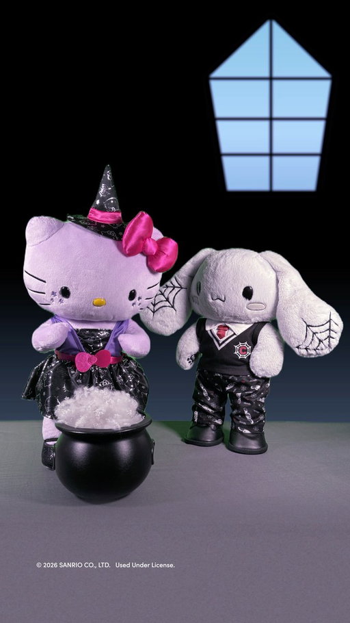 GET READY! Only at Build-A-Bear: Berry & Cherry from Lloromannic™! Pair them with our NEW 🕸️ Spooky Webs @officialcinnamoroll and our online exclusive ✨Starry Sky @hellokitty - Sign up at the link in our bio for a reminder

UK goes live at 12am BT on 8/27
USA goes live at 10am CDT on 8/27

#TheStuffYouLove #HelloKIttyandFriends #AddALittleHeart #Halloween #lloromannic #cinnamoroll #sanrio