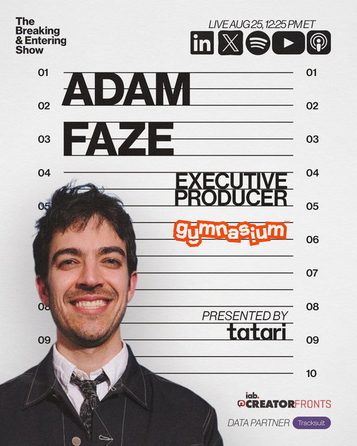 The Executive Producer of this series joins our live show today to discuss @adamfaze 