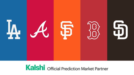 Today, we’re partnering with five of the most iconic teams in baseball: Dodgers, Braves, Giants, Red Sox, and Padres.

Baseball fans have made Kalshi part of how they engage with the game. We’re excited to keep investing in them and in the sport. 