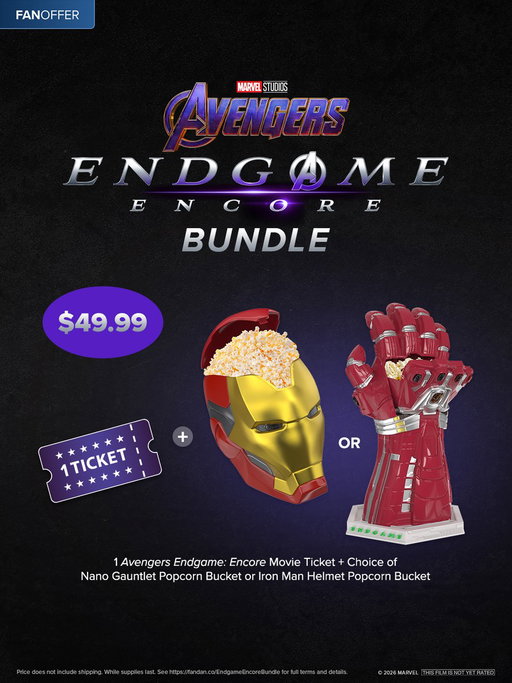 Avengers fans, assemble! 

Get the Endgame Encore Bundle featuring one movie ticket to experience Avengers Endgame: Encore on the big screen, plus your choice of one collectible popcorn bucket: the Iron Man Helmet or the Nano Gauntlet. Secure yours now👇
https://t.co/uOGMqVGgLq 