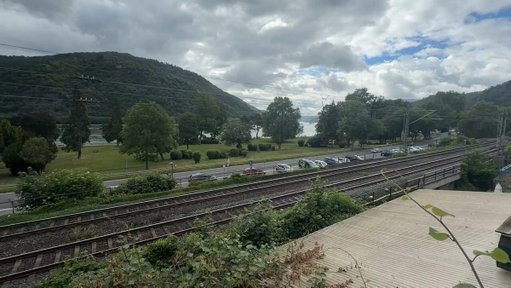 For years as a tour guide, I had a love-hate relationship with sleeping on the Rhine—great towns…but hotels over-looking the train tracks with trains rampaging through all night long. But now it’s four panes of modern glass and when a train screams by…you hear nothing. 