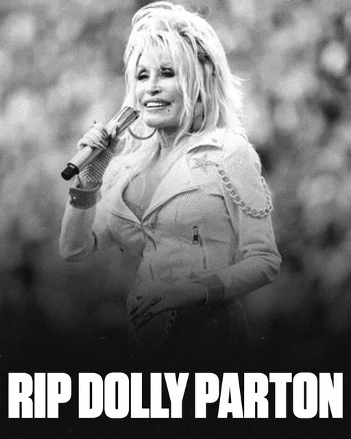 Country music legend Dolly Parton has passed away at age 80🙏 