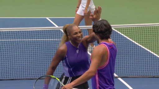 THEY'RE INTO THE QUARTERFINALS!

Serena Williams &amp; Carlos Alcaraz are three wins away from a mixed doubles title at the US Open 🏆

