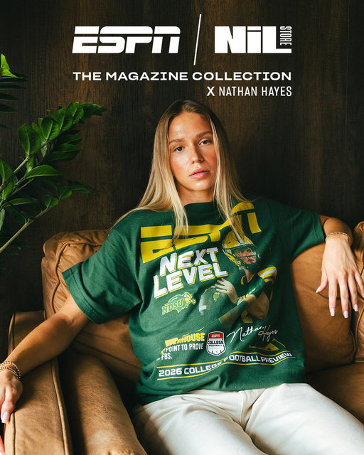 NDSU is going next level

@NathanHayes_12 is helping write the next chapter and now stars on the ESPN The Magazine Collection, now available at the @nil_store 

Collect yours: https://nil.store/espn 