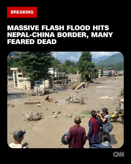 Many are feared dead as a massive flash flood sweeps through Himalayan villages on the Nepal-China border. Follow live updates: https://t.co/T8QJBIlo5p 