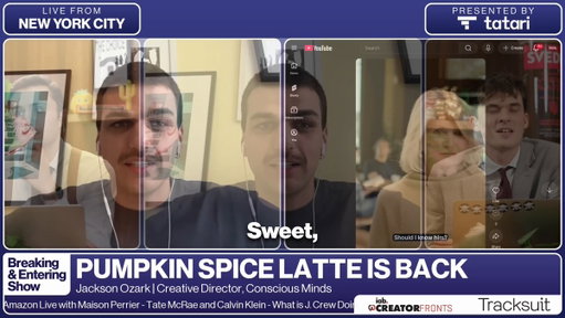 Pumpkin Spice is back and Starbucks just dropped a new campaign with Martha Stewart and Belmont Cameli. We had Jackson Ozark, Creative Director at Conscious Minds, on the live show to talk about how amazing working with Martha Stewart was.

“She's a delight. She's so sweet. She's so nice to the crew. She's funny. She gives her little like asides at times.”

He then shared his reaction to Martha commenting on the campaign.

“We were cracking up about it. It was going in all the slack channels and everything like, ‘Oh my God, Martha commented.’”

“Yeah, the celebrity comments  or the celebrity says something. It's a nice cosign. It's a nice plus up. But when they do something organically, that kind of gives a second wave to the conversation around it like that.”