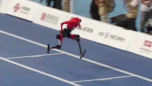 Robot dies mid-run during the ‘Robot Olympics’  