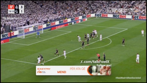 🚨 LA LIGA! 🇪🇸 

HAT-TRICK FOR KYLIAN MBAPPÉ! 🤯🇫🇷

Real Madrid 4-1 Real Sociedad 

🎥 @GoalsXtra  https://t.co/NEN3f03yV0