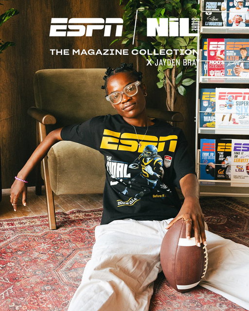 He is the Final Five

Jaden Bray surges onto the cover of our ESPN the Magazine Collection, now available at the @nil_store! 

Collect yours: https://nil.store/espn 