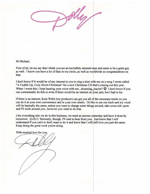 Dolly once wrote me a letter asking if I’d listen to a song she’d written and consider singing it with her. The truth is, I didn’t even listen before I said yes. When Dolly Parton asks, you say yes.

When God made Dolly, He broke the mold. 

This one really hurts. 💔 