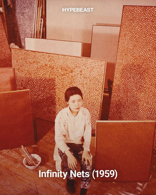 In light of her passing at 97, here's a look back at the visual evolution of Yayoi Kusama, the woman who painted infinity🔴⚪️ 