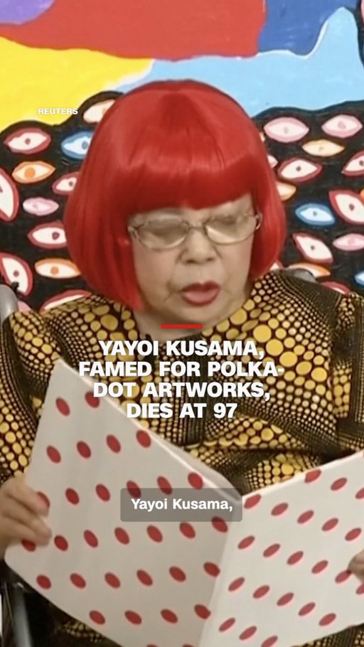 Japanese artist Yayoi Kusama, famed for her polka-dot paintings, pumpkin sculptures and “Infinity Mirror Rooms,” was one of the world's most celebrated and best-selling artists. She passed away earlier this month, according to a statement on the artist’s official website.

Read more: https://t.co/WDyk6OxzNP
