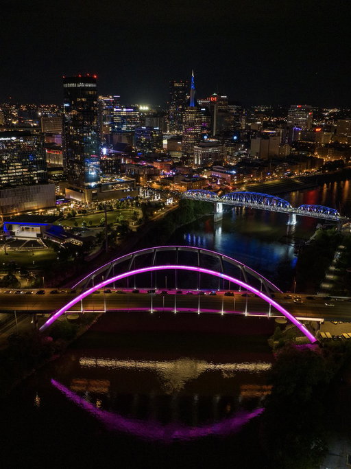 Still shining pink and bright like her incredible legacy, #DollyParton will forever be a part of Music City. 🩷🦋 