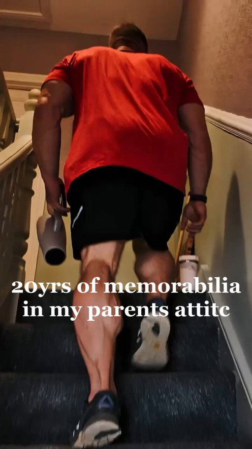 20yrs of memorabilia up in my parents attic

YouTube video:
https://youtu.be/eEHW2NWhNj8?si=ExdS-EyvUkMsrvIs 