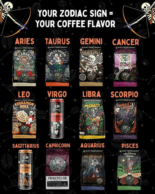 Which flavor did you get?! 💀♍️☕️ 