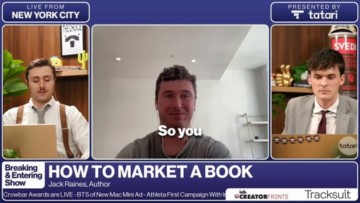 Jack Raines, author of Young Money, talked about his marketing strategy for the book on our live show.

“Having written a newsletter on the Substack for the last five years, I have like 67,000 people who read that. So that's the I mean, that's the initial audience.”

“Twitter and LinkedIn are both text based platforms, which makes them good places to market a book.”

Though these are Jack’s main channels, he also promoted the book on Hinge. After asking him about this unconventional strategy, Jack responded/flexed by adding, “And Raya.”