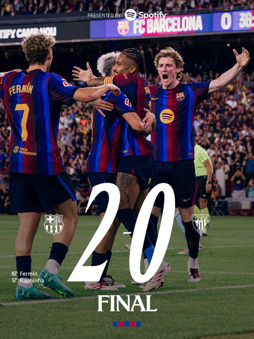 Primeros 3 puntos en el Spotify Camp Nou ✅ 