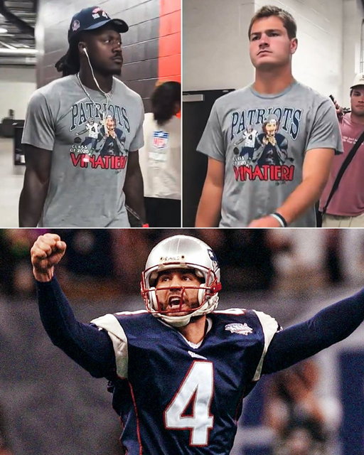 A.J. Brown and Drake Maye arrive at the Patriots’ preseason finale honoring Hall of Famer Adam Vinatieri 🤝 