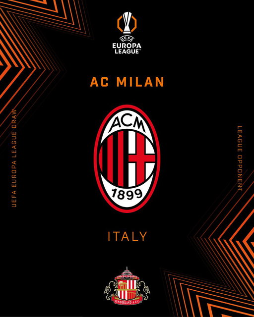 🤩 Our first opponent has been revealed! 

The Mackems in Milan. 