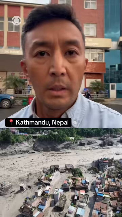 CBS News’ @RamyInocencio is in Nepal, where thousands of people are reported missing following catastrophic flash floods and landslides, triggered by the collapse of a rocky ledge and the vast portion of a glacier it had supported. 

Some experts have raised concerns there could be more flooding from lakes at risk of overflowing, although Reuters reports those risks are manageable. #nepal #flood #rescue #news