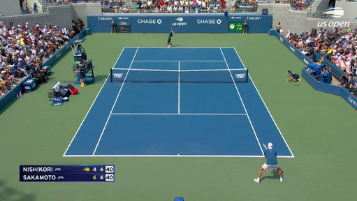 Kei Nishikori won't go down without a fight 👊 