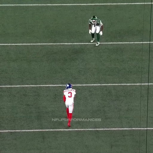 OBJ JUST SHOOK HIS DEFENDER AND HAD GREEN GRASS FOR 73 YARDS BUT WAS OVERTHROWN 
