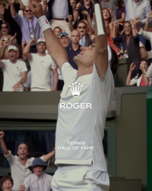 Our congratulations @rogerfederer on being inducted into the @TennisHalloFame. Your grace, dedication and love of tennis have inspired generations. We feel privileged to see you take your place among the sport’s legends. More https://on.rolex.com/Roger_Federer_ #RolexFamily #Reachforthecrown 
