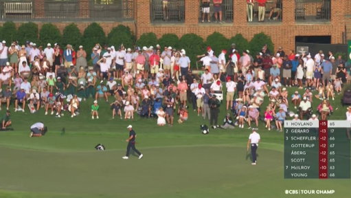 Viktor Hovland takes the 54-hole lead at East Lake.

With a win Sunday he can join Tiger Woods and Rory McIlroy as the only multi-time winners of the FedExCup.

