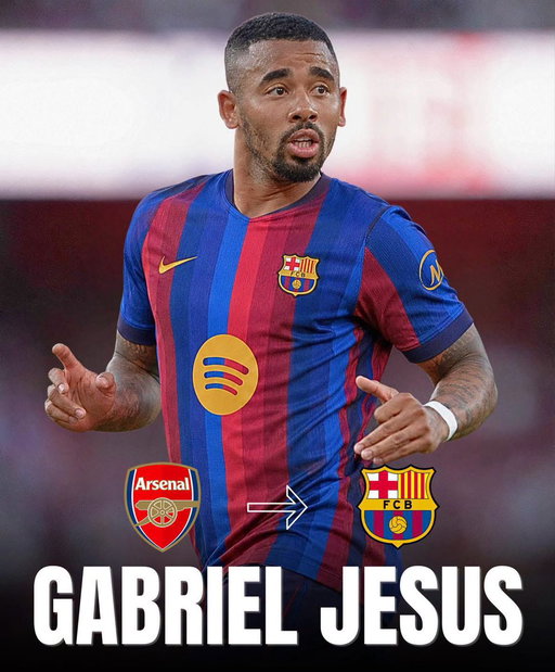 🚨 BREAKING! 🤯

Barcelona agree a deal to sign Gabriel Jesus from Arsenal, HERE WE GO! 🇧🇷

Medical booked for Monday, Arsenal to receive €10m package plus add-ons for a permanent deal. 🤝

ℹ️ @FabrizioRomano 