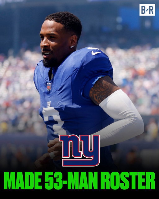 🚨 ODELL BECKHAM JR. OFFICIALLY MAKES THE GIANTS' 53-MAN ROSTER, per @Schultz_Report 🔥 