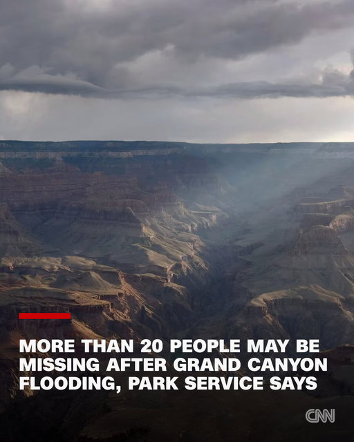 More than 20 people may be missing following a flash flood in Grand Canyon National Park in Arizona, according to park officials. https://t.co/9r8jta8jpG 