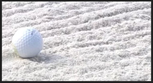 Honestly no idea what the tour was looking at here. This is a before/after with a slider on it, you can clearly see the sand imprint appear. 