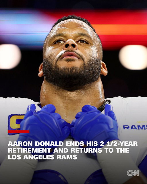 Aaron Donald has returned to the Los Angeles Rams, ending his retirement after 2 1/2 years to join Myles Garrett on their defensive line.

The Rams announced the 35-year-old Donald’s decision following several weeks of discussion, preparation and intensive workouts for the star defensive lineman. https://t.co/ogRMjDvtxN