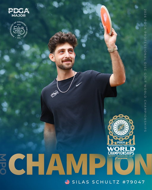 1X WORLD CHAMPION! 🌎🏆 Silas Schultz is your 2026 PDGA Professional Disc Golf World Championships presented by 1st Phorm MPO Champion! 