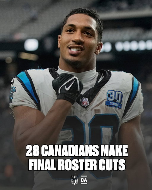 28 Canadians made the cut. 🍁🏈 