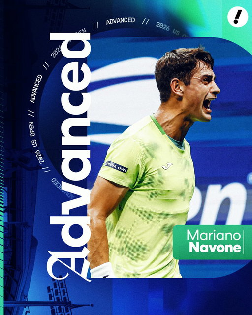 MARIANO NAVONE COMPLETES THE UPSET AT THE US OPEN 😱

The unranked player takes down the 24x Grand Slam winner in the first round in five sets 🤯 