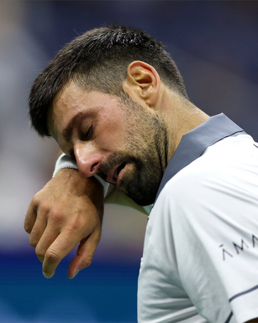 NOVAK DJOKOVIC ELIMINATED IN FIRST ROUND OF US OPEN 🚨

Mariano Navone upsets Novak and hands him his first loss in the first round of a major since 2006 