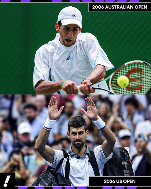 It's been a long time since Novak Djokovic had lost in the opening round of a Grand Slam ⏰ 

The four-time US Open winner fell in five sets to Mariano Navone. 