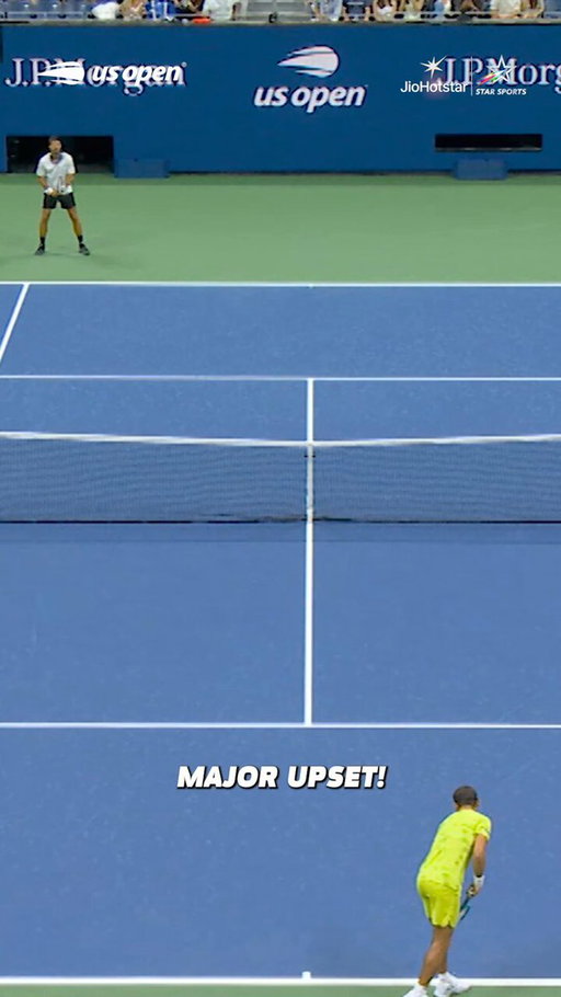 A major upset in Round 1 at Arthur Ashe! 🤯😳

A dream-come-true moment for Mariano Navone as he pulls off a stunning upset over Novak Djokovic in an intense five-set thriller! 🙌🔥

Watch #USOpen 2026 👉 LIVE NOW on Star Sports &amp; JioHotstar 