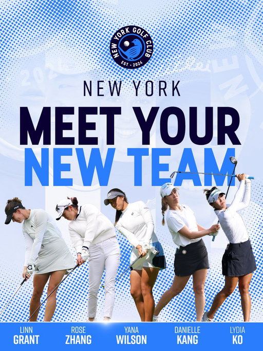 New York, meet your new team. 🗽

Lydia Ko. Rose Zhang. Yana Wilson. Danielle Kang. Linn Grant.

Welcome to New York Golf Club. 