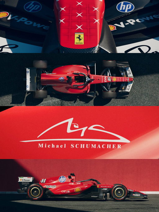 Ferrari's special Monza livery, inspired by Michael Schumacher ❤️ 