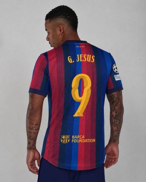 🚨 BREAKING: Gabriel Jesus is set to wear the No. 9 jersey at Barcelona! 🇧🇷9️⃣ 