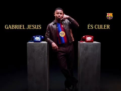 🚨 OFFICIAL! ⚡️

FC Barcelona announce Gabriel Jesus. 🇧🇷☎️

 