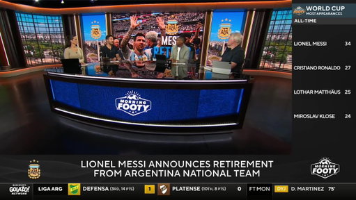 "Not too many people can close such a legendary career on their own terms—and Messi got to do that" 👏

@Nicocantor1 reflects on Lionel Messi's emotional decision to retire from the Argentina national team 🇦🇷 