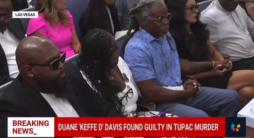 Tupac Shakur's family reacts to Keffe D being found guilty of first-degree murder with use of a deadly weapon for his role in the 1996 killing of Tupac Shakur.

Keffe faces life in prison. His sentence will be determined on Oct. 13.

🎥: NBC News/YouTube 