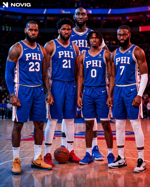 Who’s stopping this team next year? 🤔 

Tyrese Maxey 
Jaylen Brown 
LeBron James
Joel Embiid
Tacko Fall 