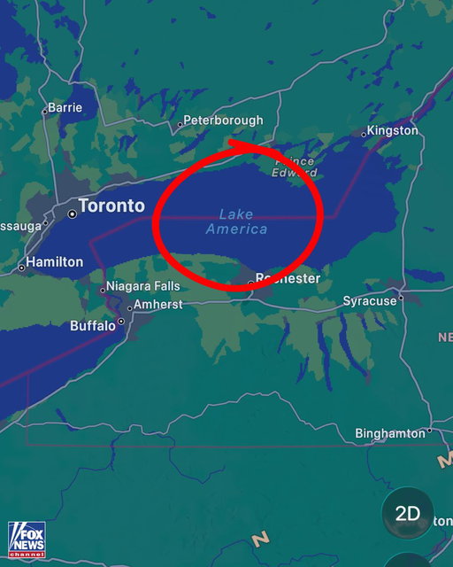 President Trump's push to rename Lake Ontario 'Lake America' is now showing up on millions of more phones.

The switch appears for Apple Maps users after Trump personally asked the company last week to update the name, according to Interior Secretary Doug Burgum.

Google made the change over the weekend for users in the United States, meaning two of the biggest digital map providers now display 'Lake America.'
