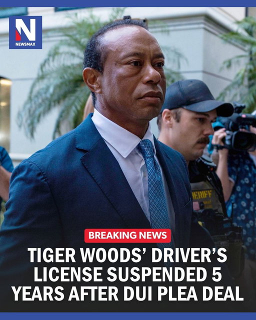 BREAKING NEWS: Tiger Woods pleaded no contest to reckless driving after his March rollover crash in Florida, accepting a reduced charge that will cost him his driver’s license for five years. 