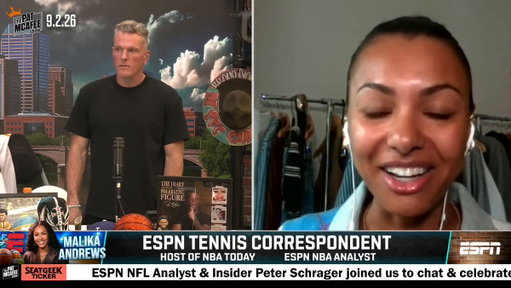 "Carlos Alcaraz is back and he looks good..

I think he should be the favorite to win this tournament right now" ~ @malika_andrews #PMSLive 